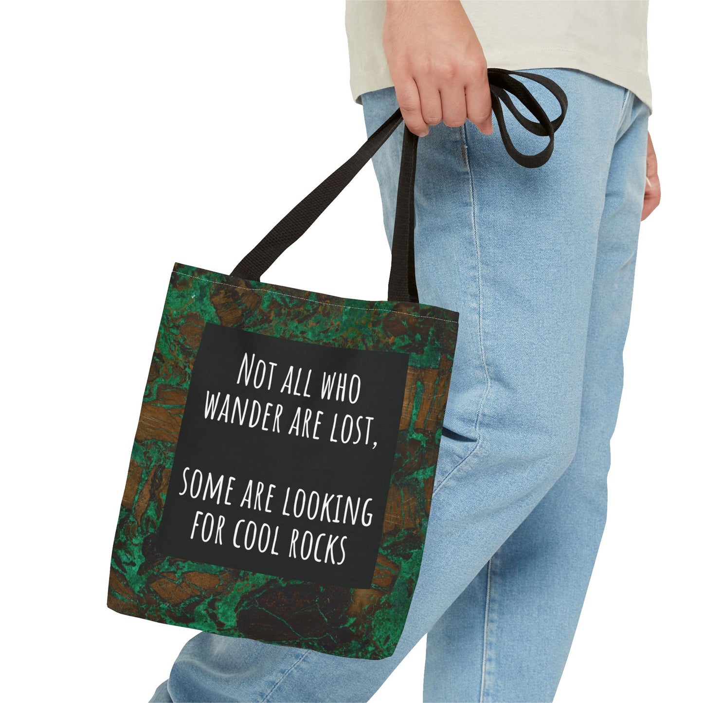 Chrysocolla (Brown) - Wanderer (Square) - Tote Bag