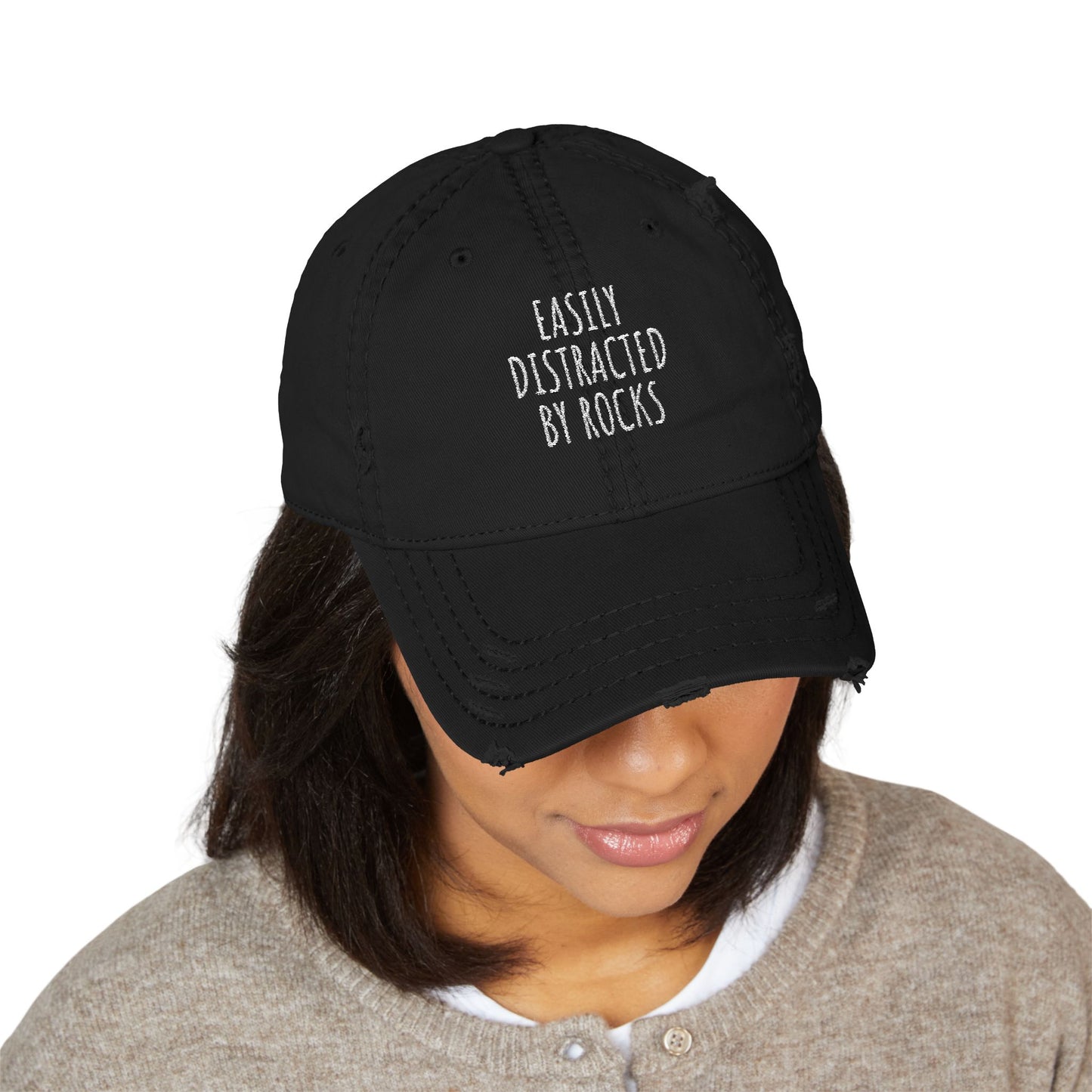 Distracted - Distressed Hat
