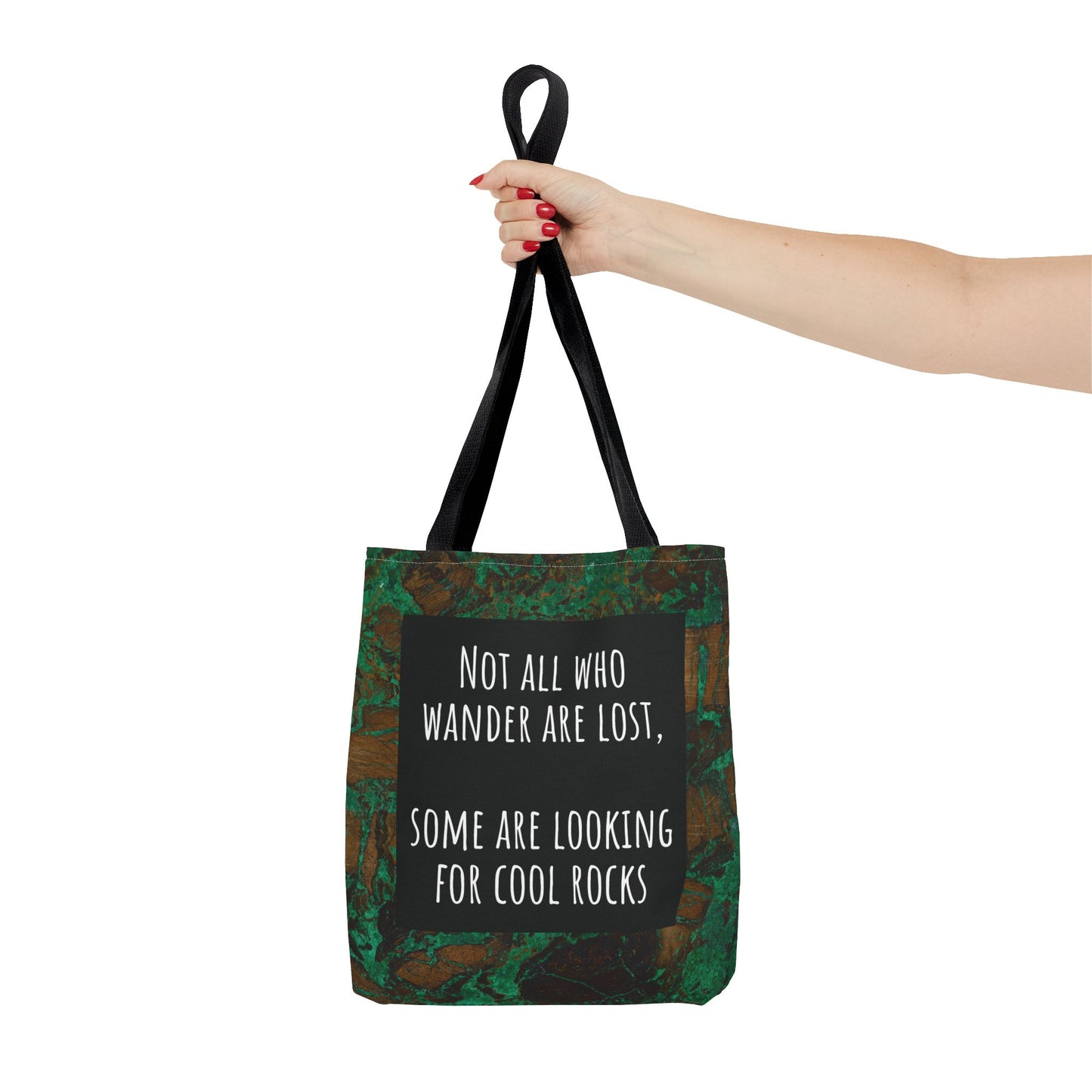 Chrysocolla (Brown) - Wanderer (Square) - Tote Bag