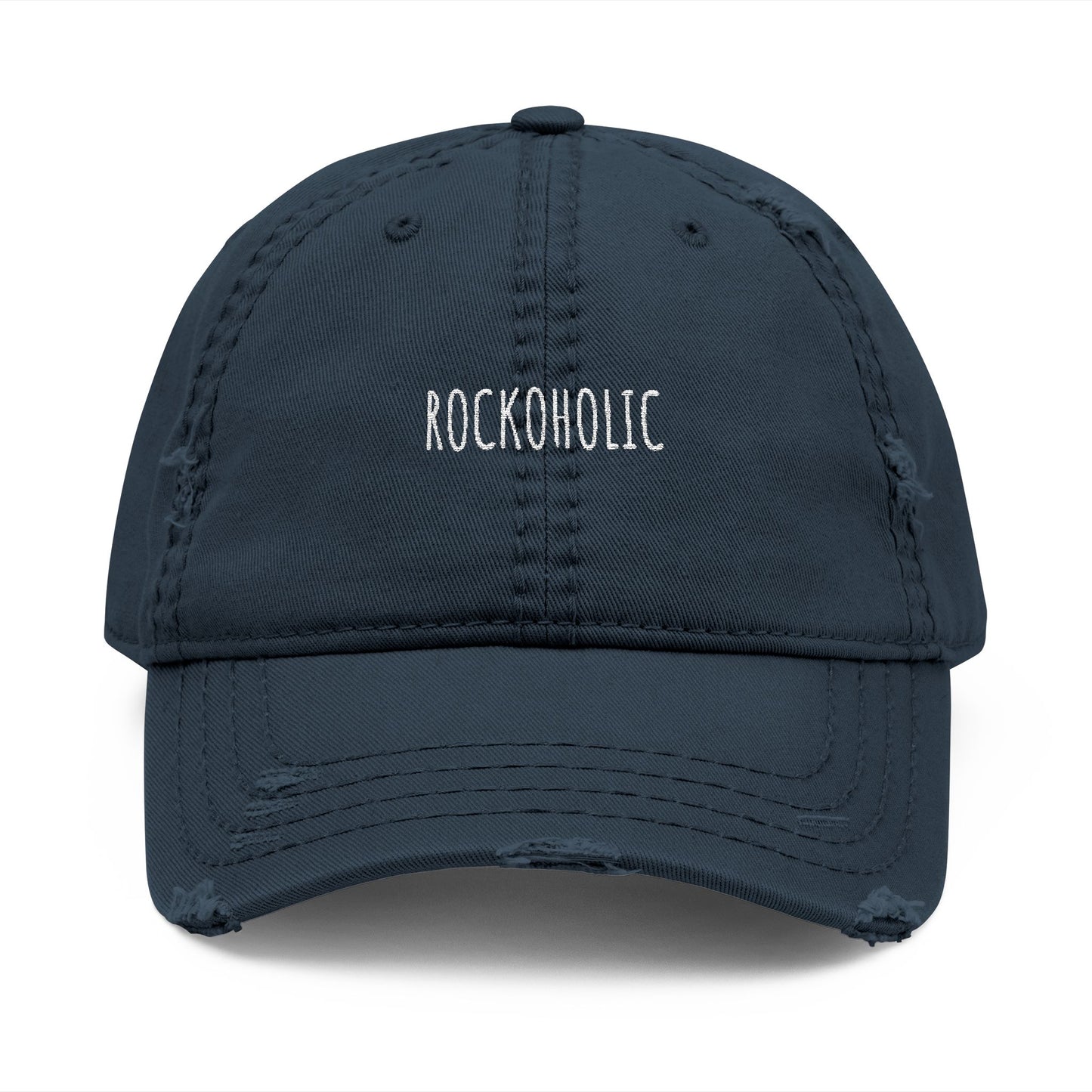Rockoholic - Distressed Hat