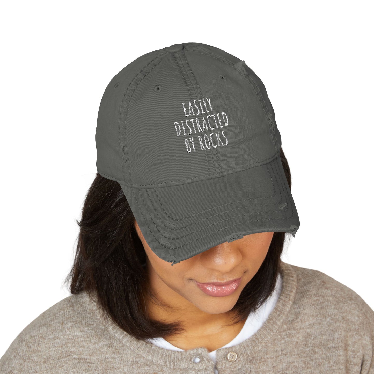 Distracted - Distressed Hat