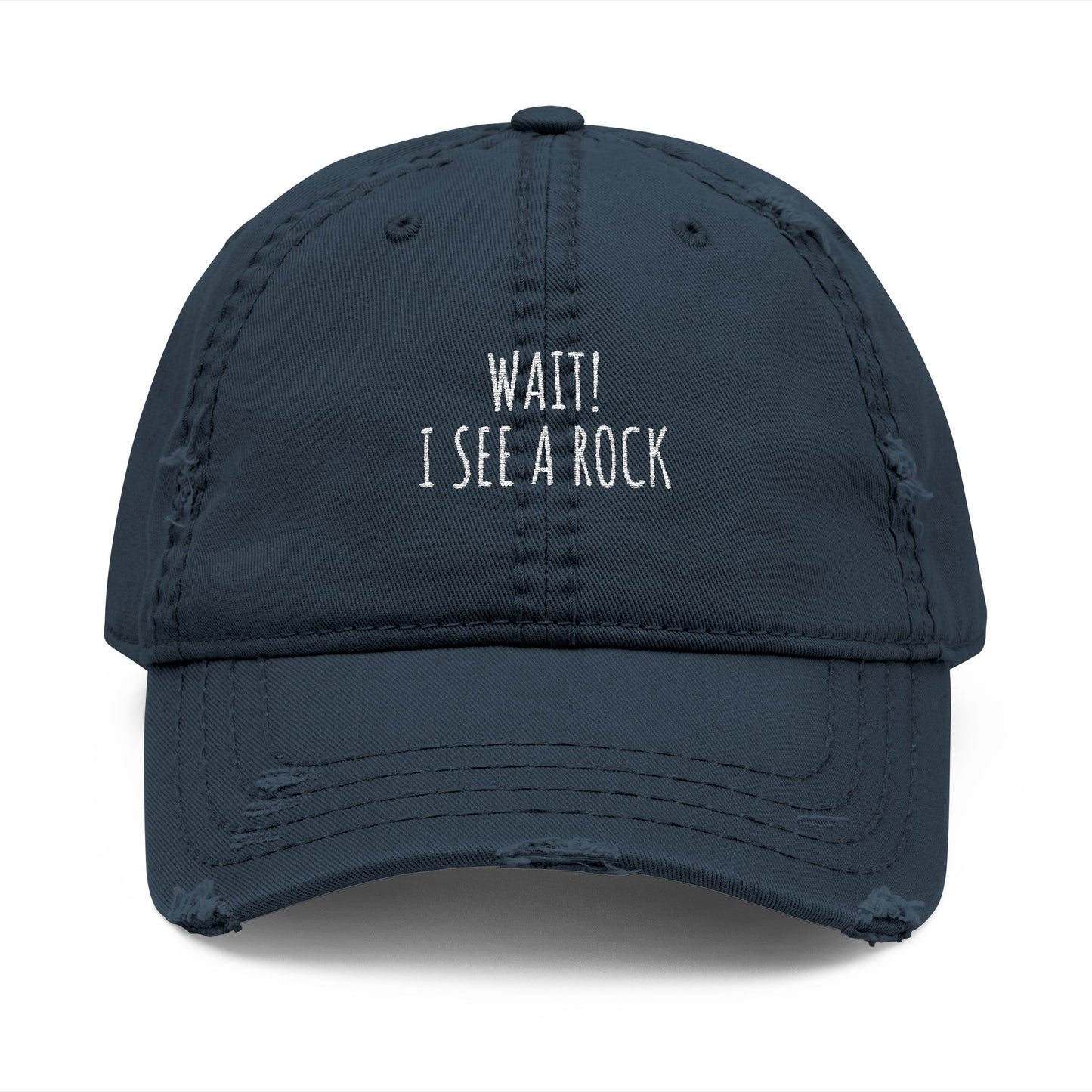 Wait! - Distressed Hat