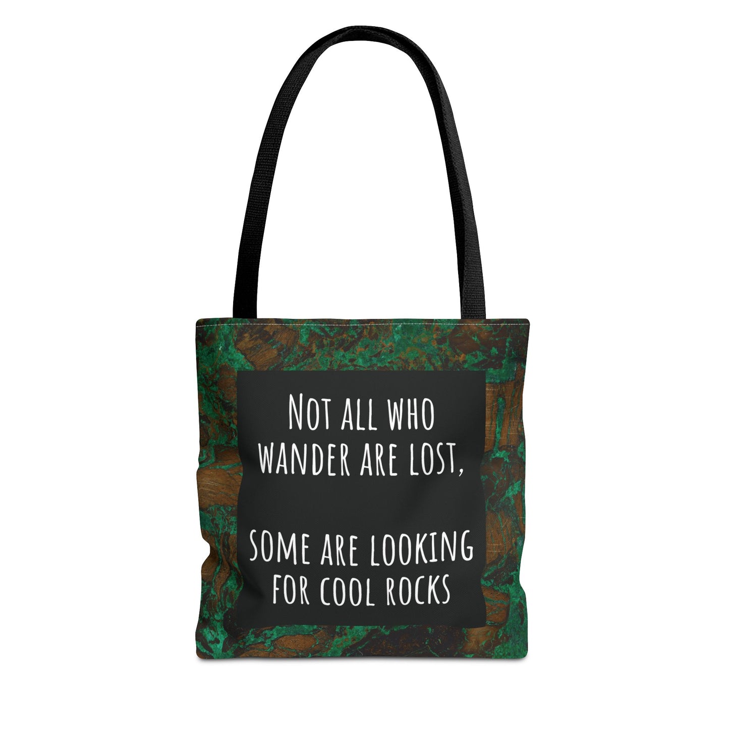 Chrysocolla (Brown) - Wanderer (Square) - Tote Bag
