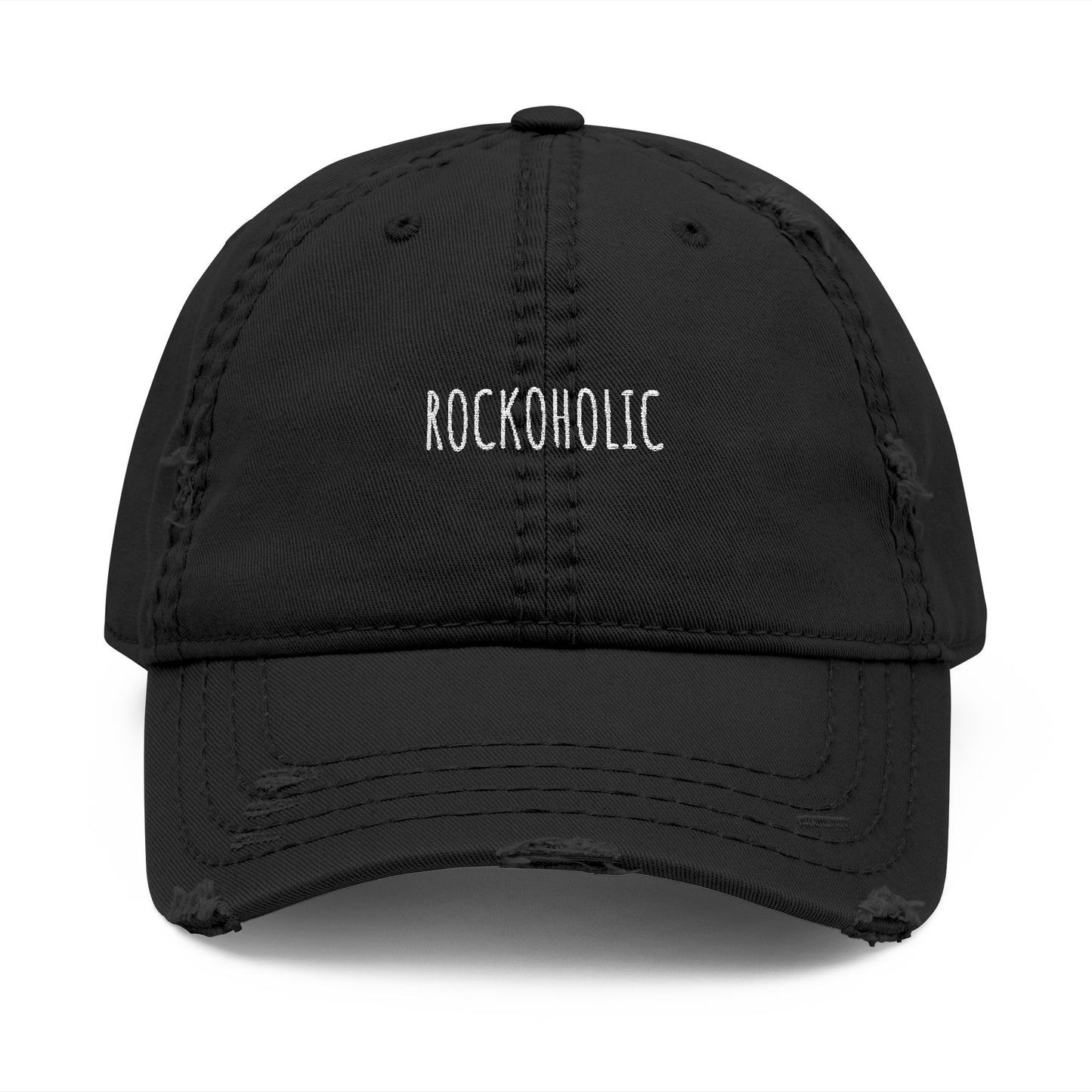 Rockoholic - Distressed Hat