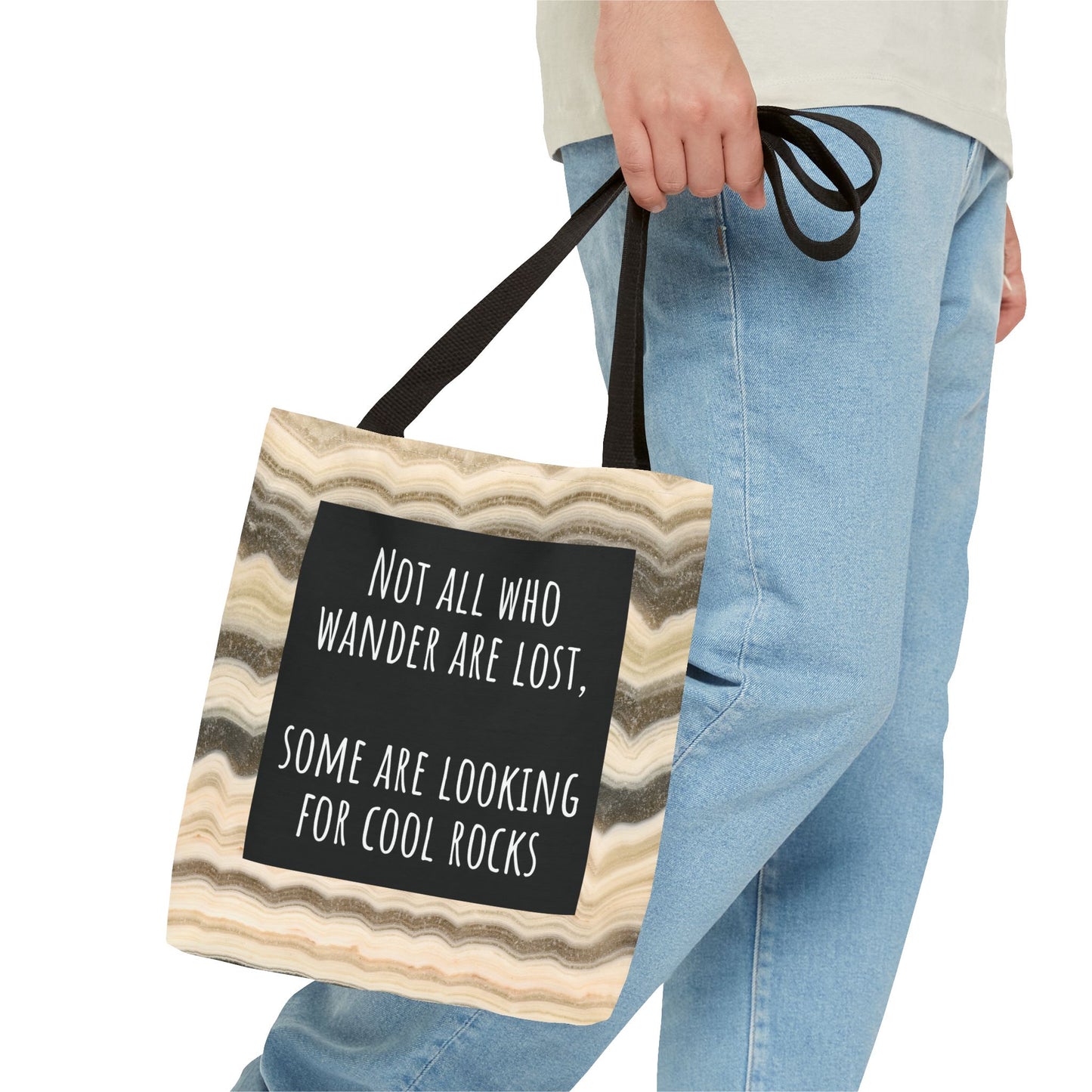Banded Onyx - Wanderer (Square) - Tote Bag