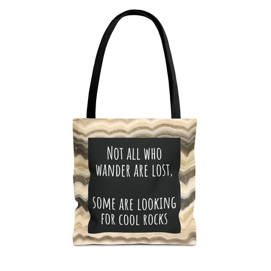 Banded Onyx - Wanderer (Square) - Tote Bag