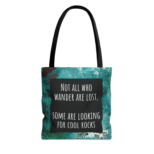 Chrysocolla (Teal) - Wanderer (Square) - Tote Bag