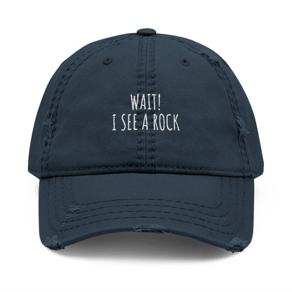 Wait! - Distressed Hat