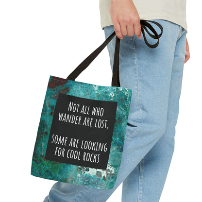 Chrysocolla (Teal) - Wanderer (Square) - Tote Bag