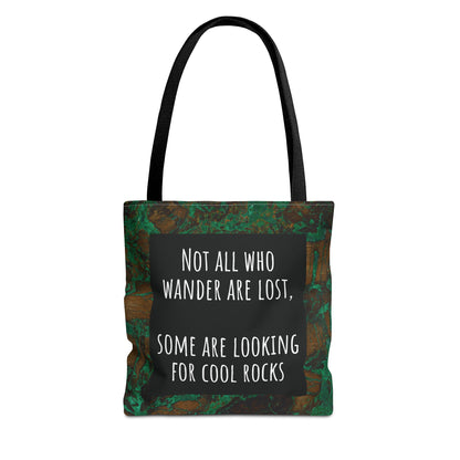 Chrysocolla (Brown) - Wanderer (Square) - Tote Bag