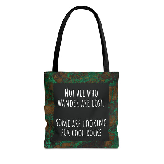 Chrysocolla (Brown) - Wanderer (Square) - Tote Bag