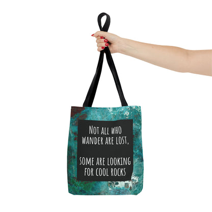 Chrysocolla (Teal) - Wanderer (Square) - Tote Bag